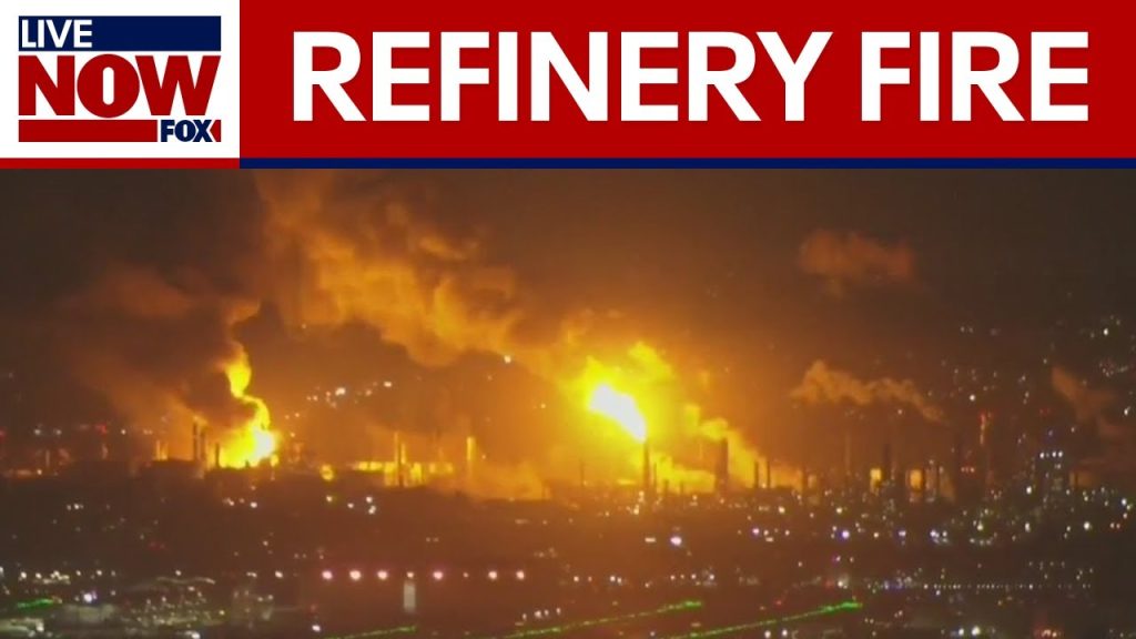 Massive fire breaks out at Chevron refinery in L.A. area | LiveNOW from ...
