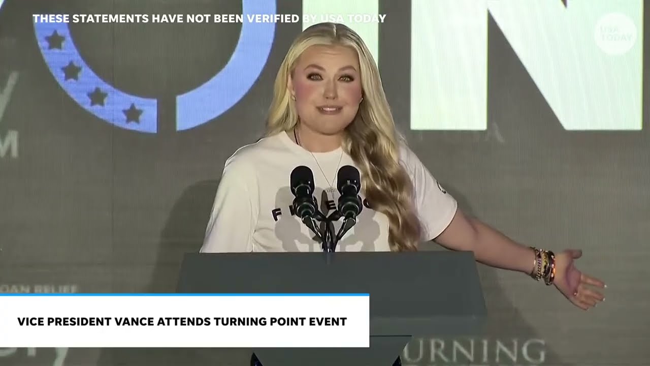 Full Erika Kirk speech at Ole Miss Turning Point USA event highlights ...