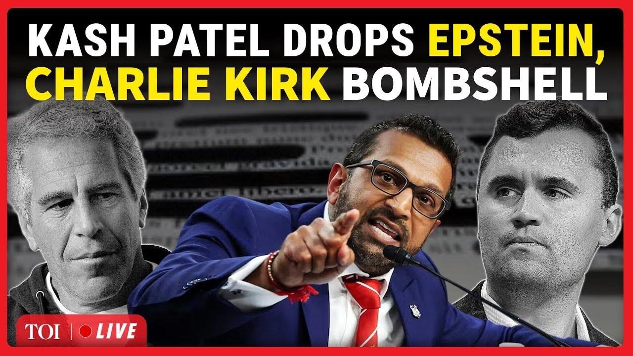 LIVE Kash Patel Makes Shocking Revelation On Charlie Kirk