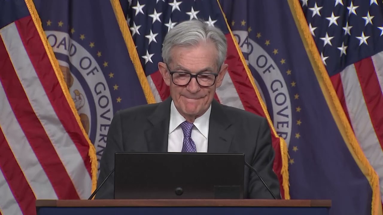 Fed Chair Jerome Powell speaks after Federal Reserve cuts interest ...