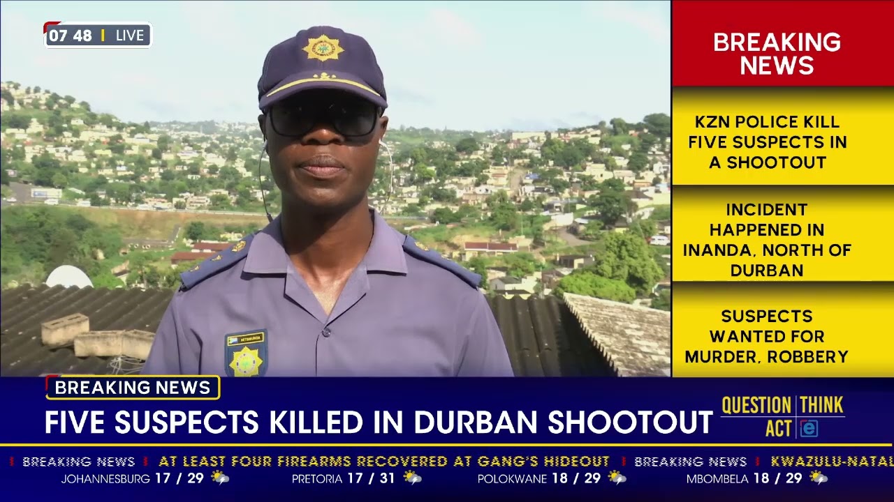 Inanda shootout leaves five suspects dead – The Front Page News