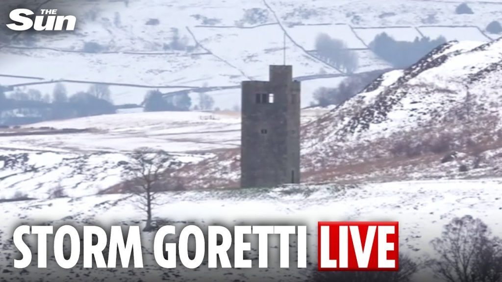 LIVE: Heavy snow blankets the Peak District as Storm Goretti hits the ...