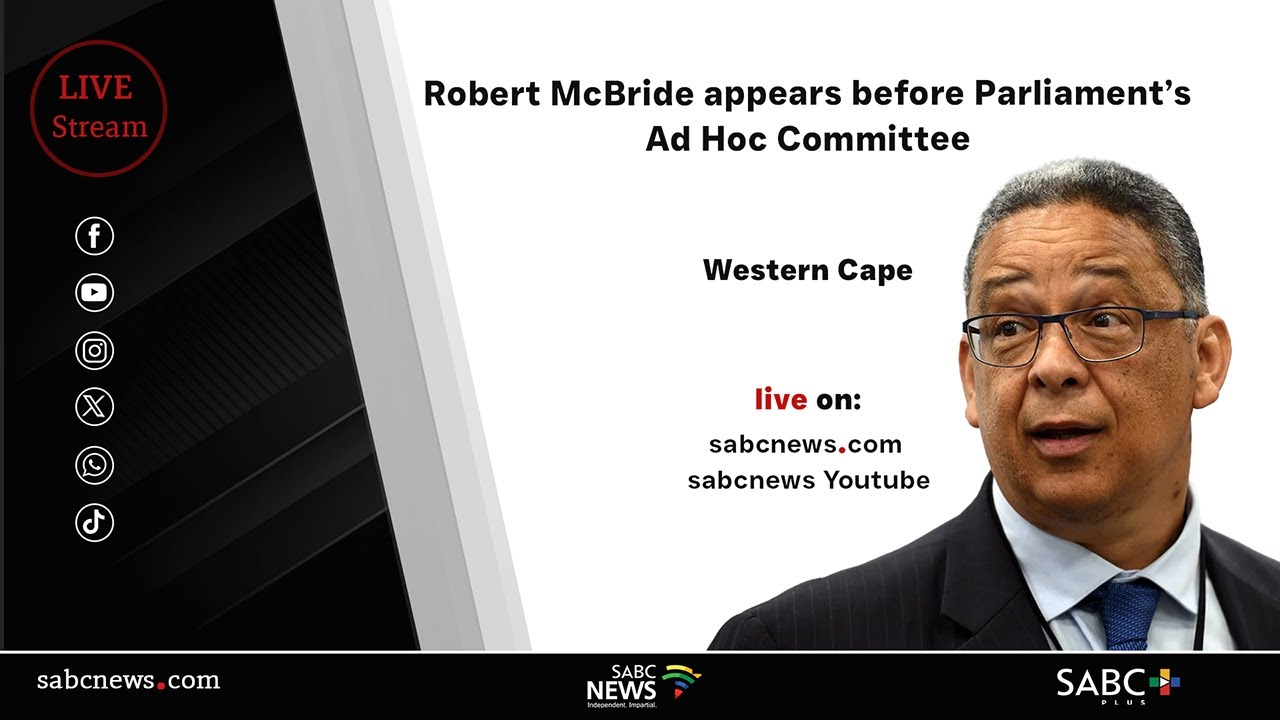 Robert McBride appears before Parliament’s Ad Hoc Committee | 21 ...