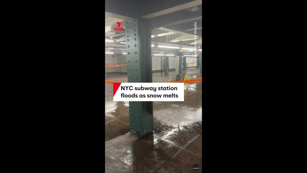 NYC subway station floods as ice melts – The Front Page News