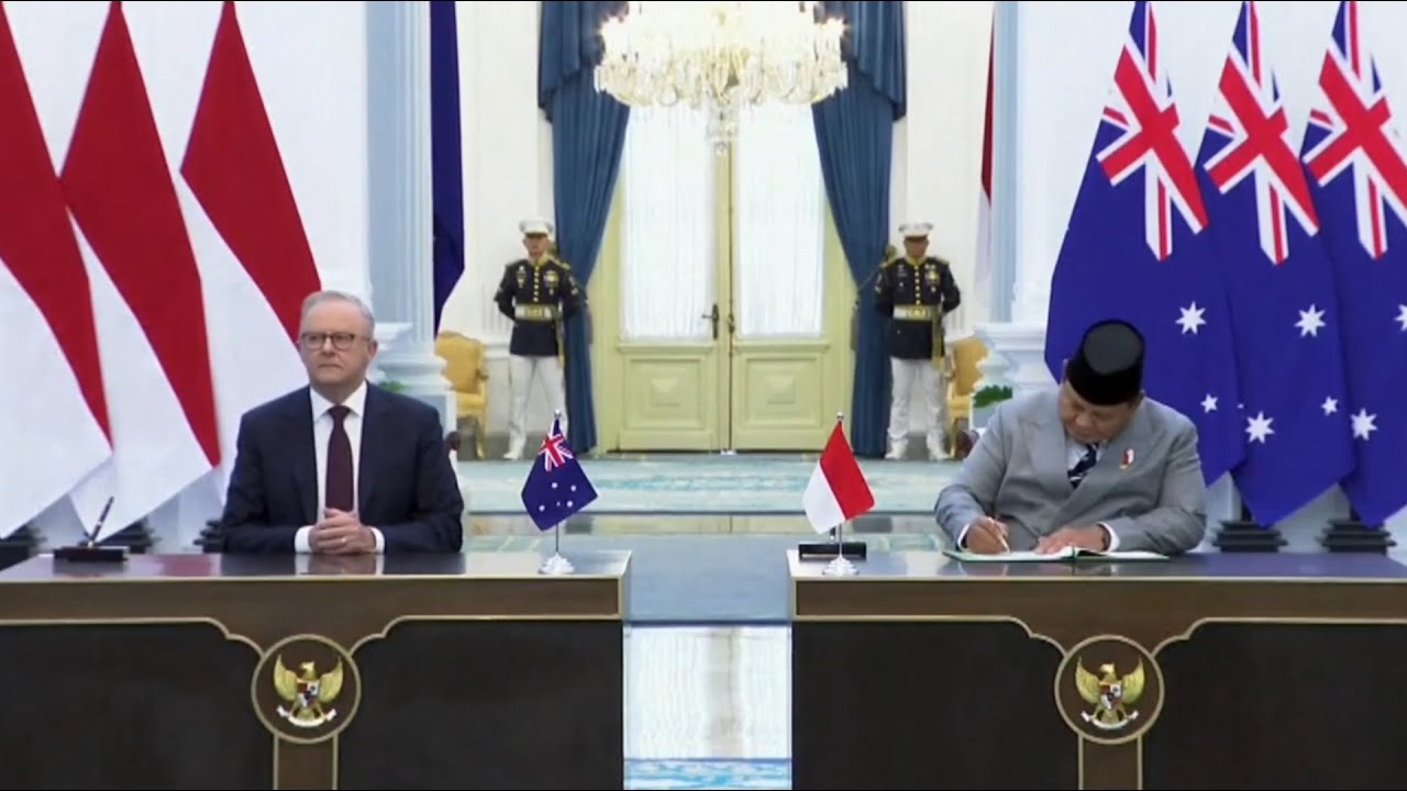 Sga Sign Australia signs major security treaty with Indonesia to confront ...