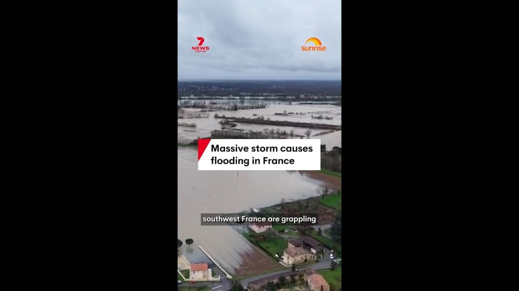 Massive storm causes flooding in France – The Front Page News