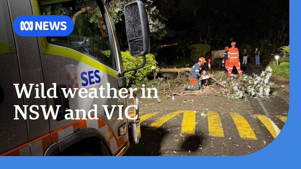 Wild weather hits NSW and Victoria, leaving thousands without power ...