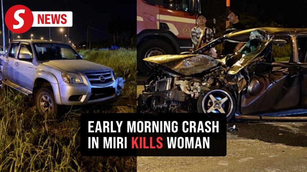 Woman killed, two others hurt in Miri crash – The Front Page News