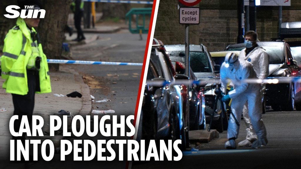 Seven seriously injured after car hits pedestrians in Derby as man ...