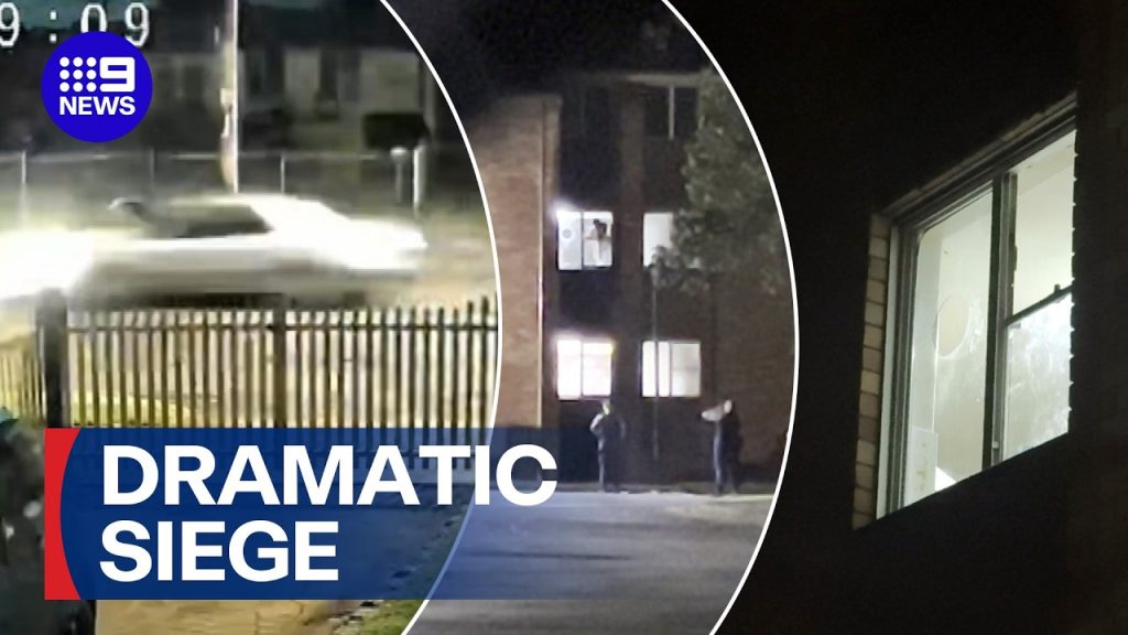 Man taken down by police after chase and barricading himself inside a ...