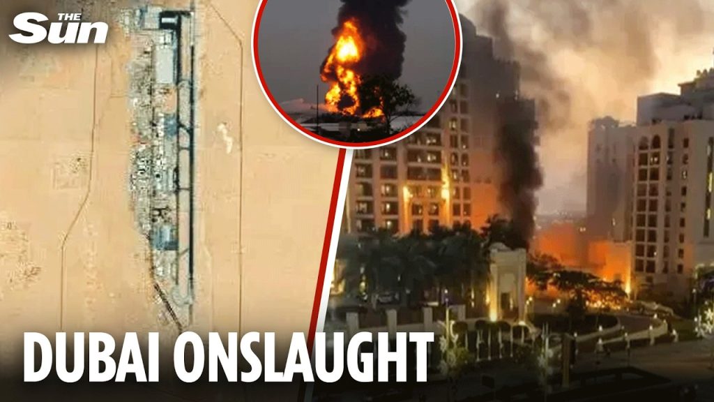 Dubai Rockets Iran fires huge wave of rockets over Dubai as oil sites in UAE ...