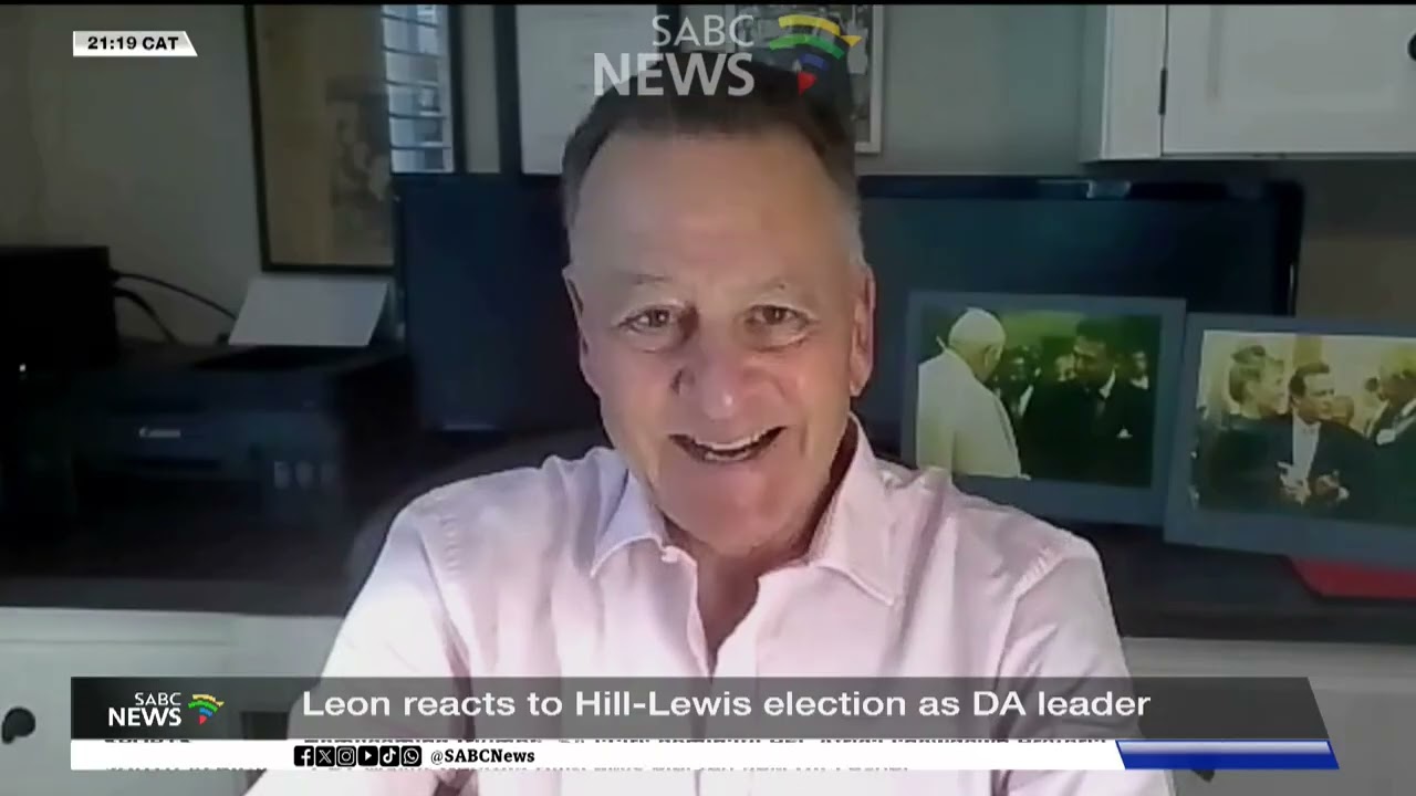 Tony Leon Da Tony Leon reacts to Hill-Lewis’ election as DA leader – The Front Page News