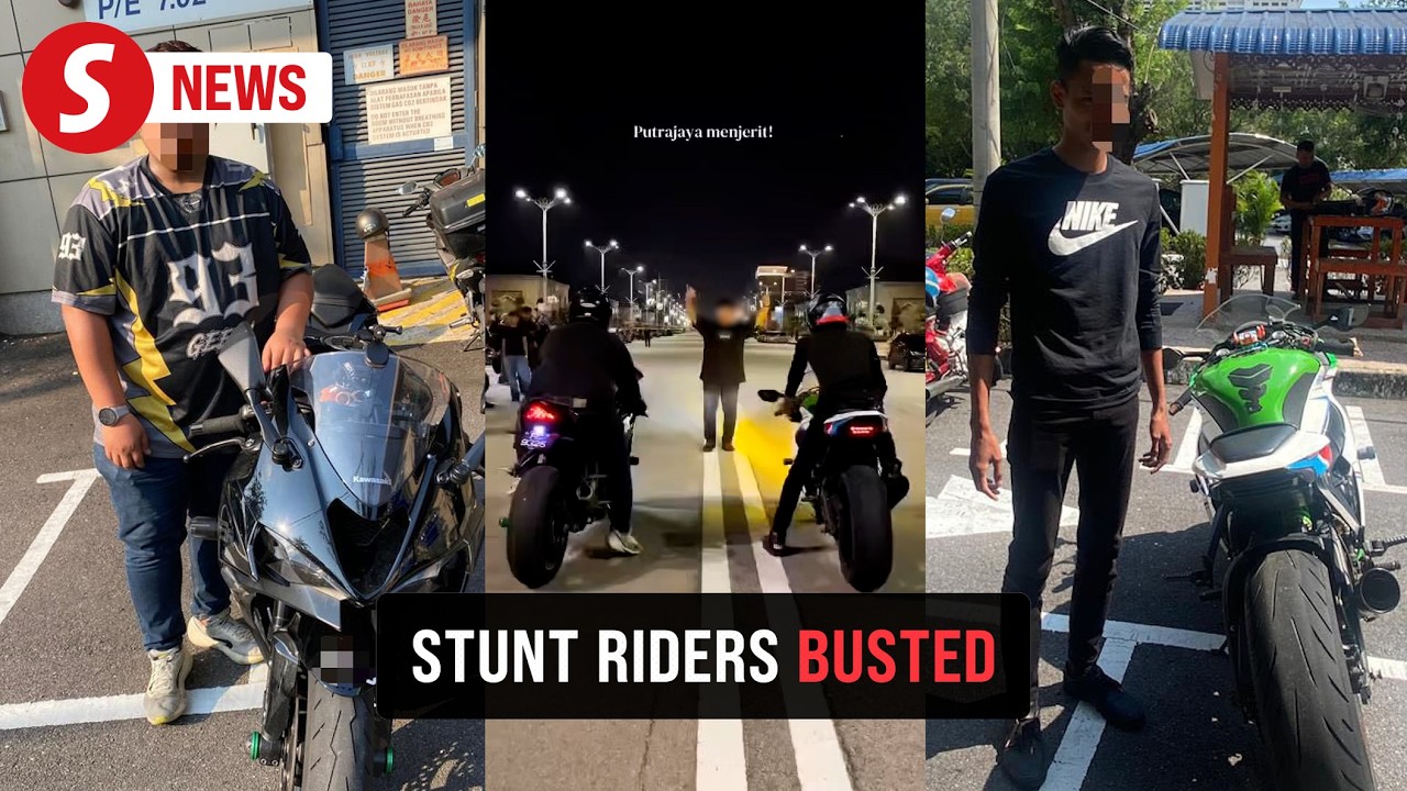 Police probe two motorcyclists for dangerous stunts on Putra Bridge ...