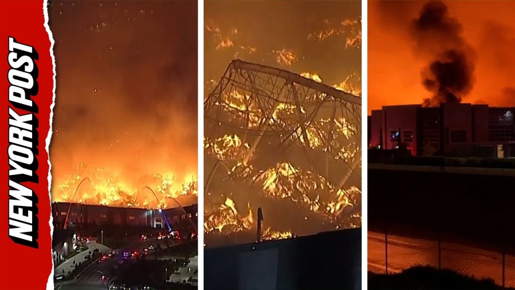 Arson Suspected as Inferno Tears Through Southern California Warehouse ...