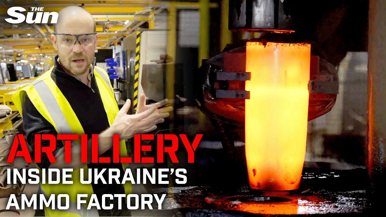 Inside Britain’s LARGEST artillery shell factory making ammo for ...