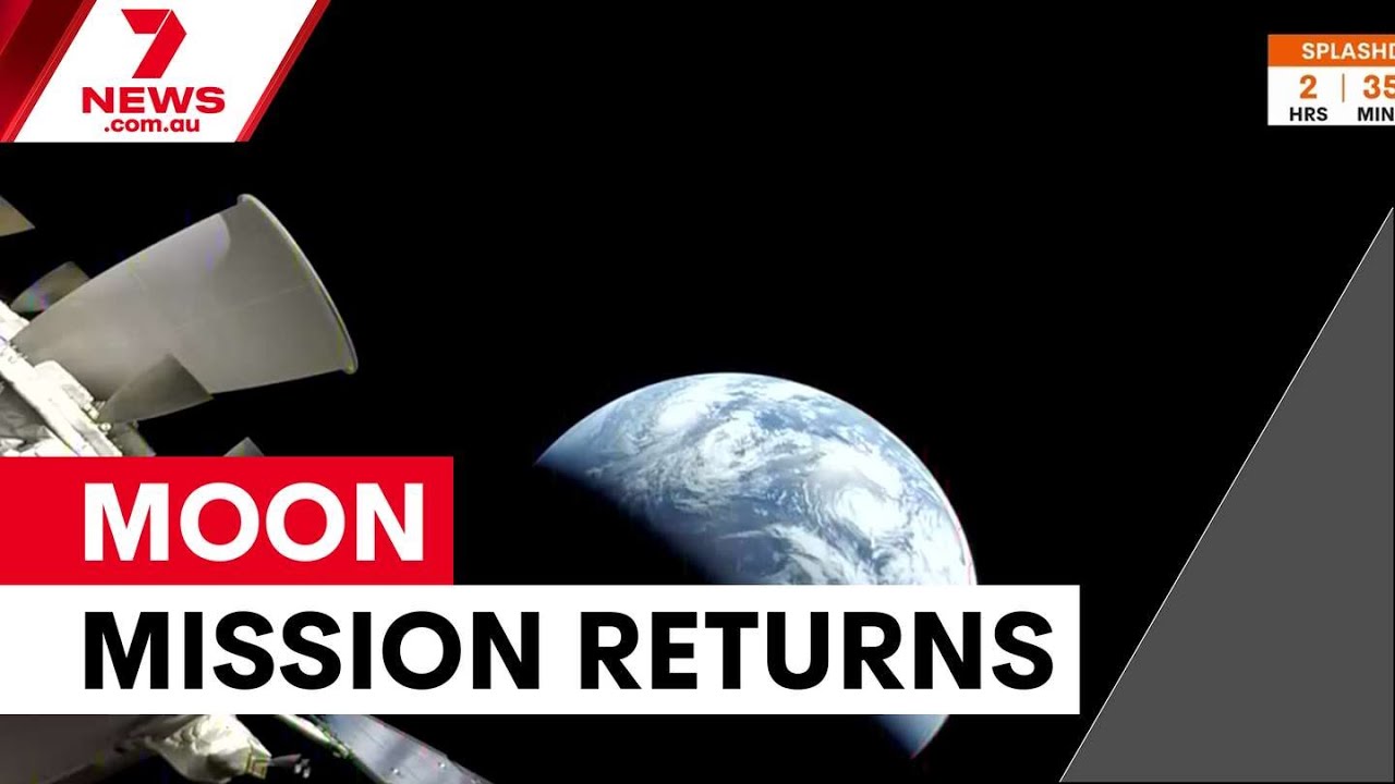 Artemis II astronauts return from historic moon mission | 7NEWS – The ...
