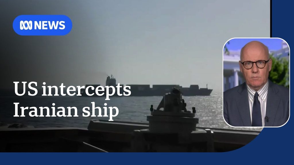 US Navy seizes Iranian cargo ship near Strait of Hormuz as peace talks ...